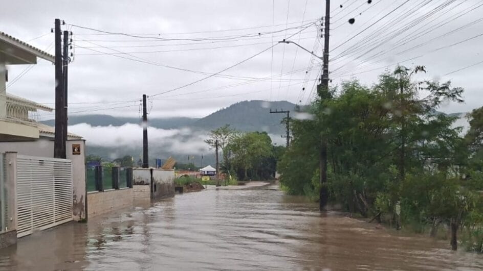 Santo Amaro da Imperatriz teve chuva