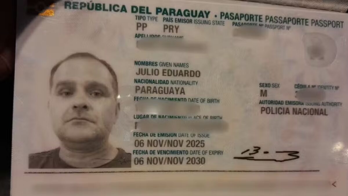 Silvinei Vasques passaporte