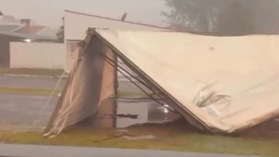 Temporal em Balneário Gaivota