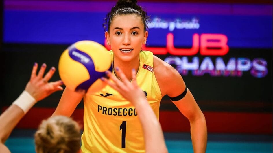 Conegliano, time da Gabi, avançou de fase na primeira colocação (Foto: FIVB, Divulgação)