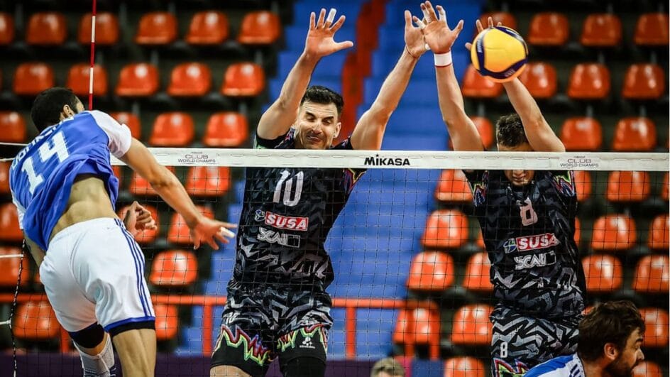 Perugia, da Itália, eliminou o time brasileiro Cruzeiro (Foto: FIVB, Divulgação)
