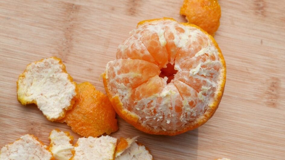 comer tangerinas todos os dias