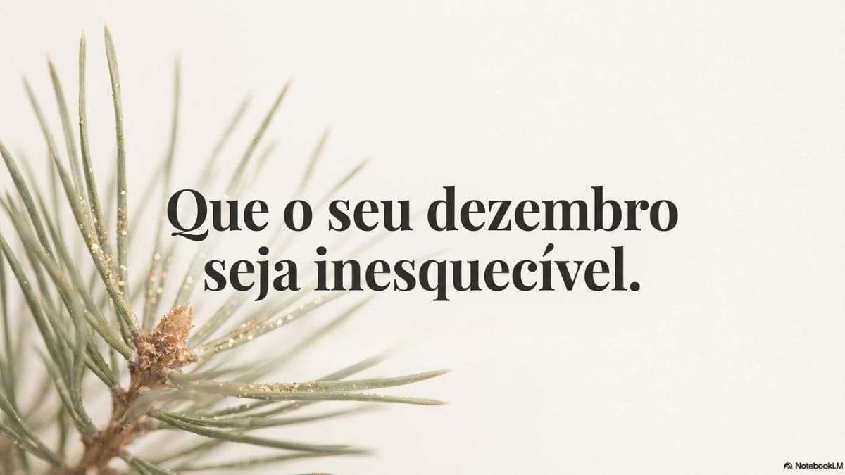 frases de bem vindo dezembro