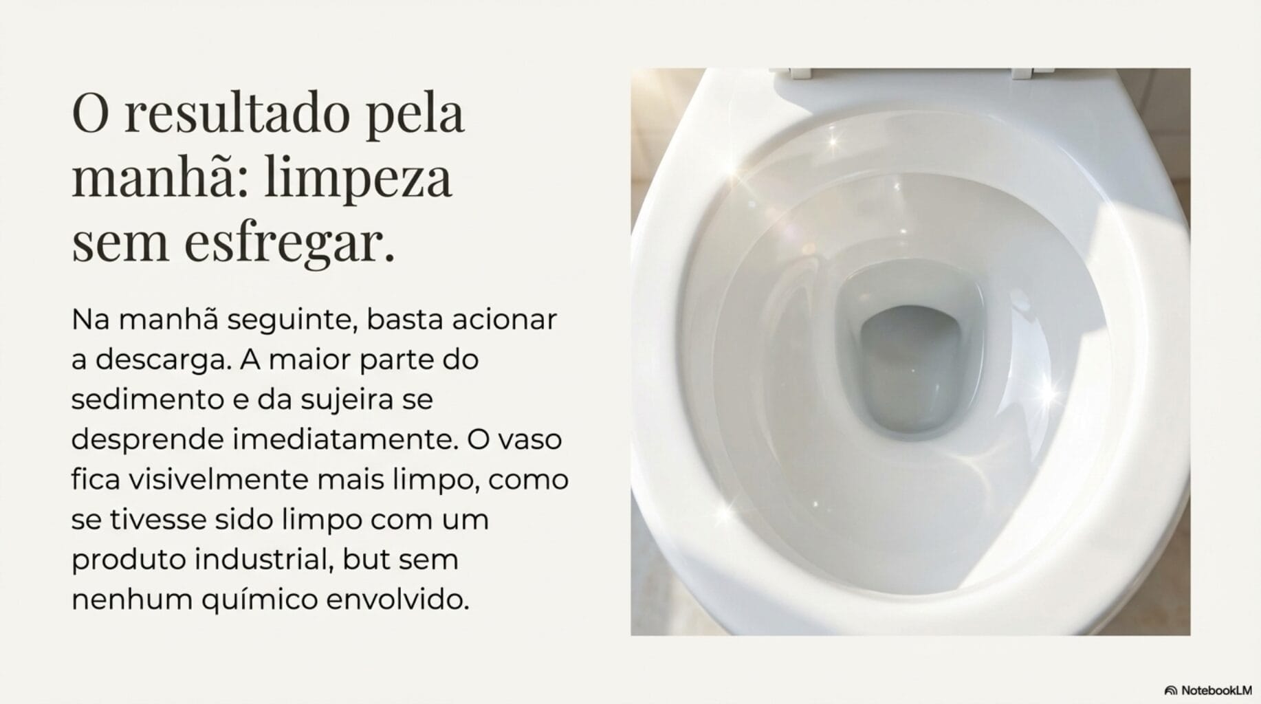 limpar vaso sanitário