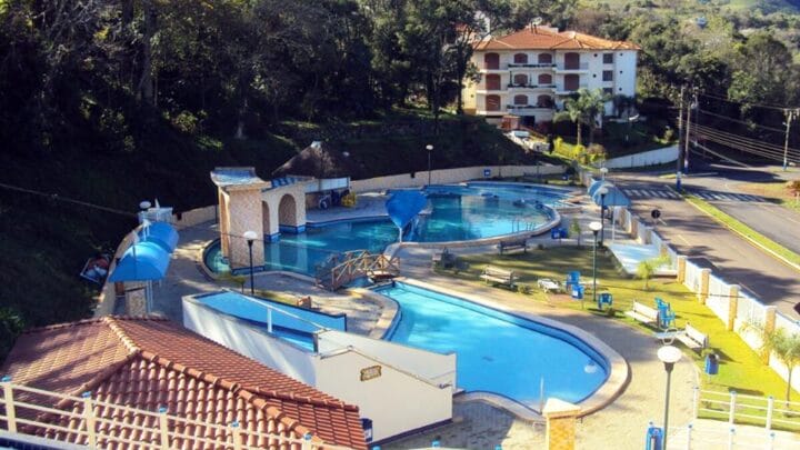 Parque de águas termais em Piratuba