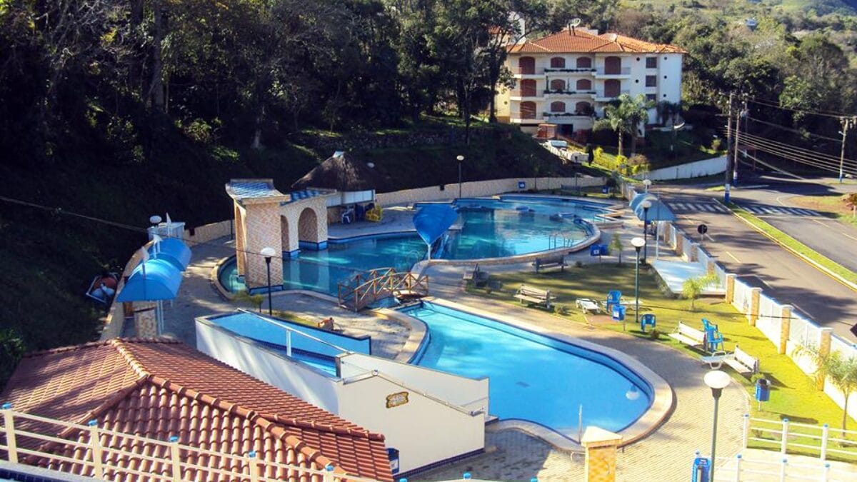 Parque de águas termais em Piratuba