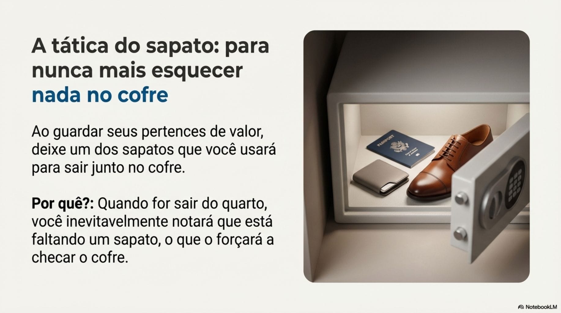 truque de segurança em hotéis