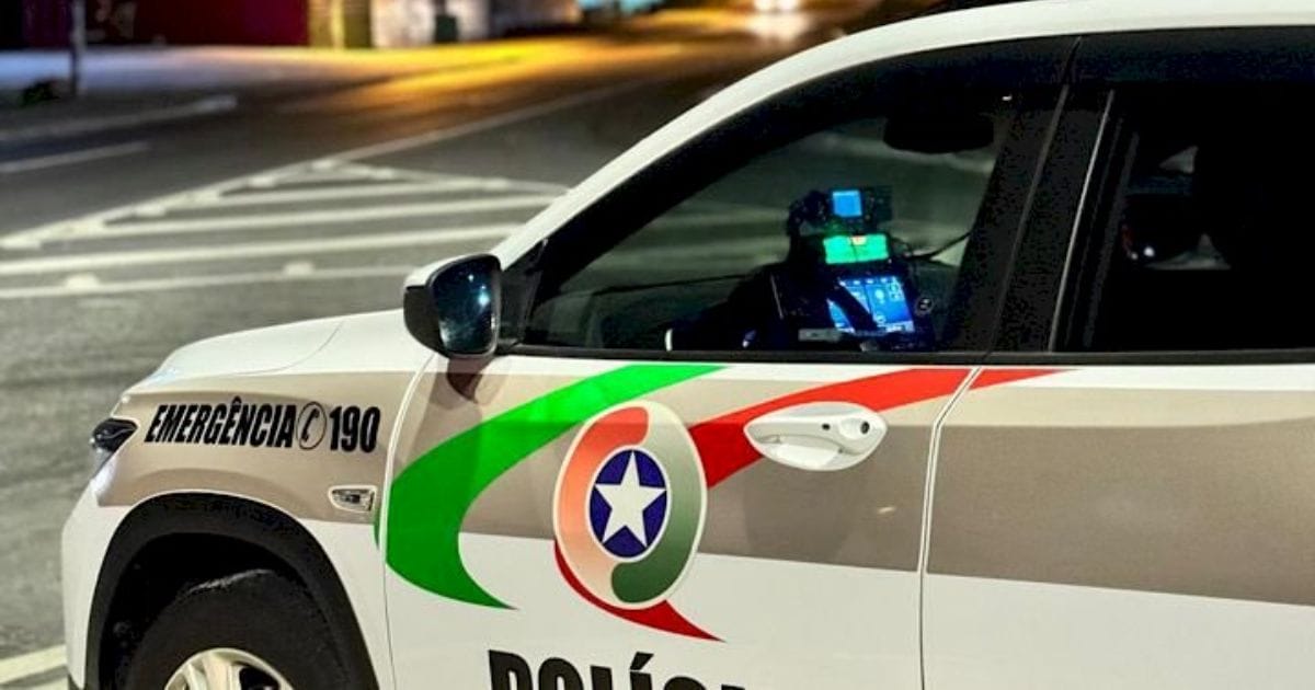 Viatura da Polícia Militar de Santa Catarina