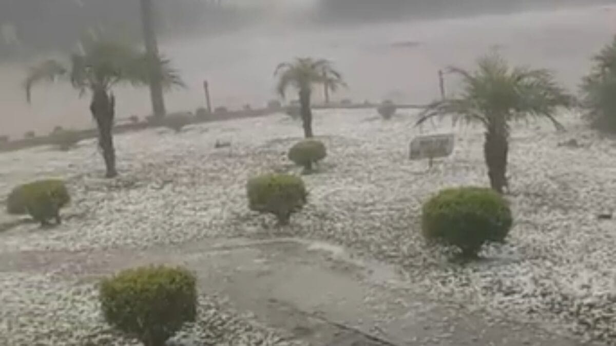Chuva de granizo