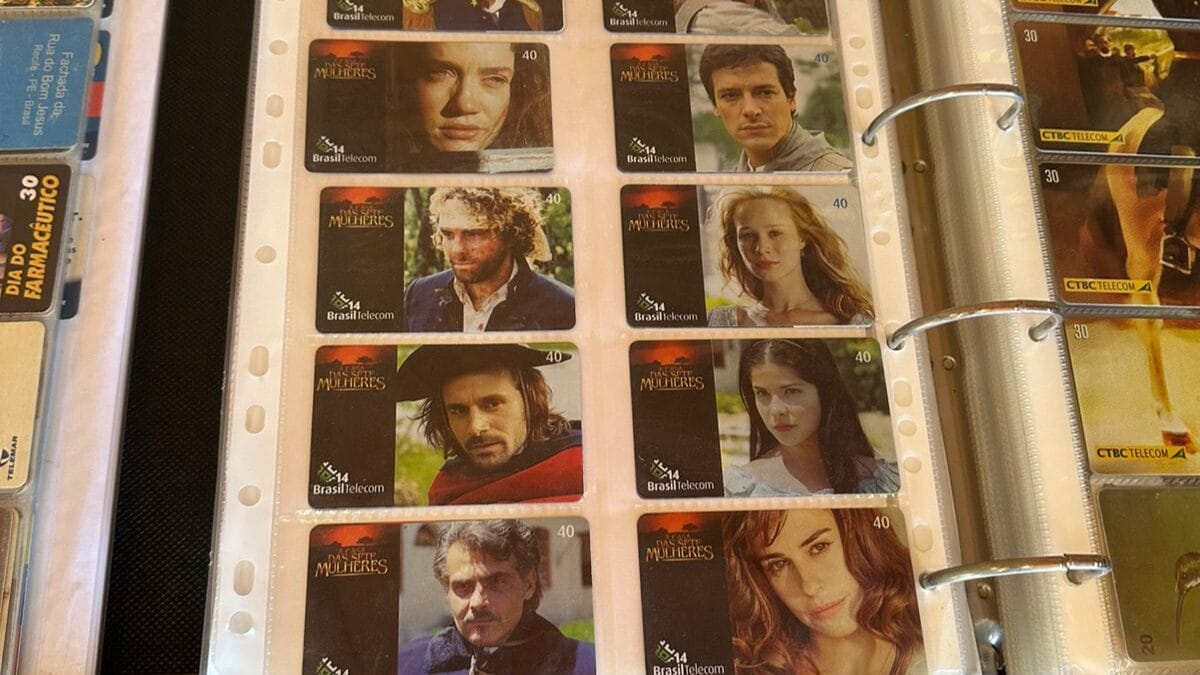 Cole&ccedil;&atilde;o de cart&atilde;o de orelh&atilde;o