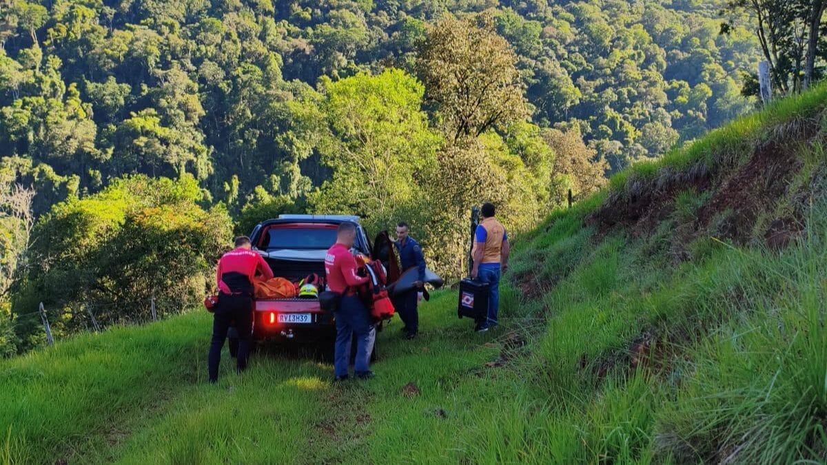 Buscas por menina em Rio de Xanxer&ecirc;