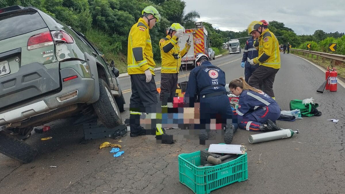 Acidente em Xanxer&ecirc;