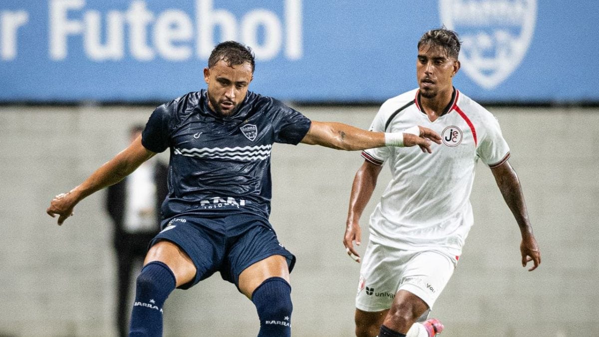 Jogadores do Barra e Joinville