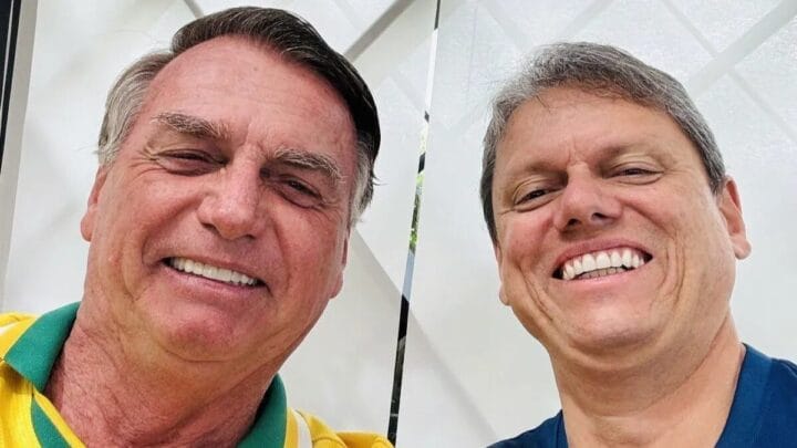 Tarcísio disse que "prestará solidariedade" a Bolsonaro em visita na prisão (Foto: Redes sociais, Reprodução)