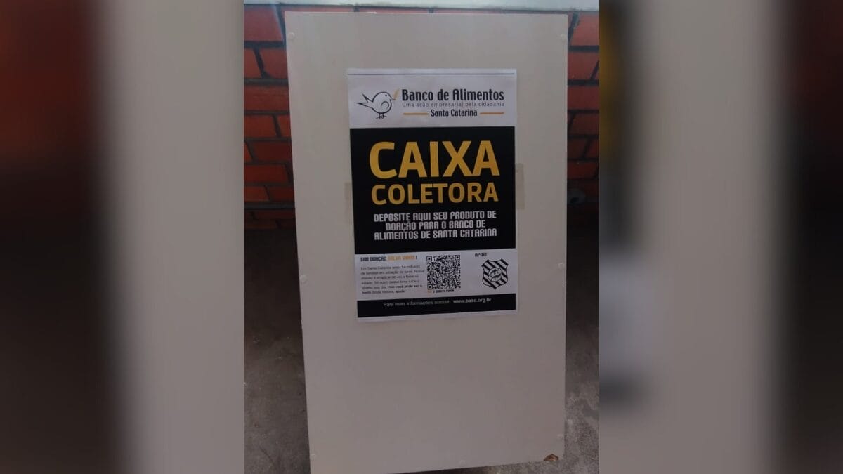Caixa coletora de alimentos