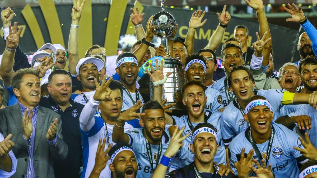 Título da Libertadores de 2017 do Grêmio (Foto: Lucas Uebel)