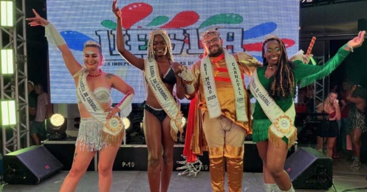 Representantes oficiais do Carnaval de Laguna em 2025