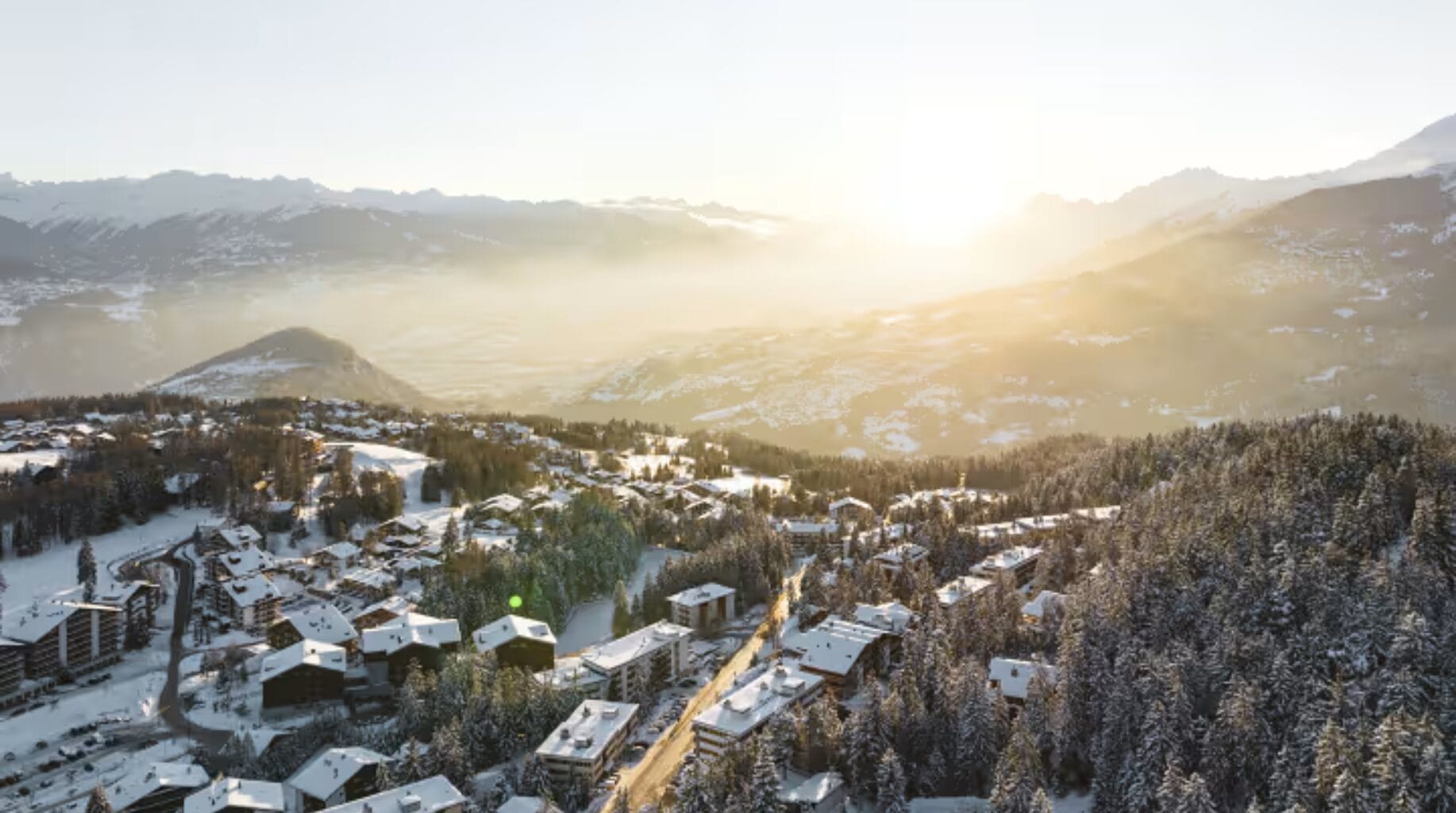 Crans-Montana esta&ccedil;&atilde;o esqui sui&ccedil;a