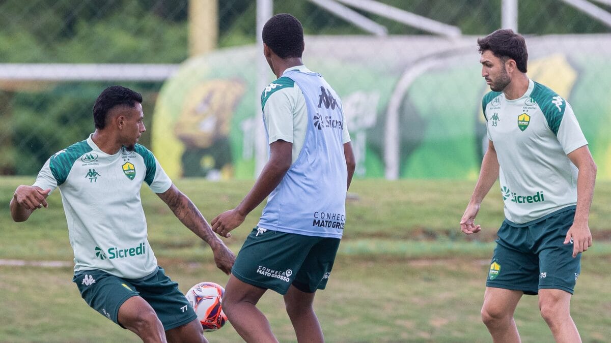 Cuiabá na preparação para a partida contra o Luverdense (Foto: Divulgação, Luverdense)