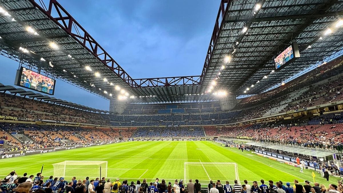 Estádio Giuseppe Meazza, em Milão, na Itália