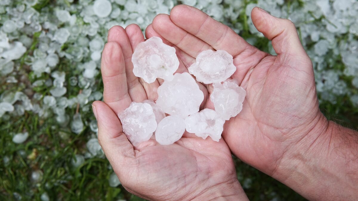 chuva granizo