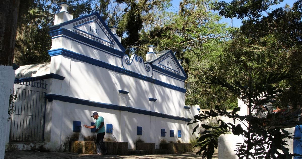Fonte da Carioca, em Laguna