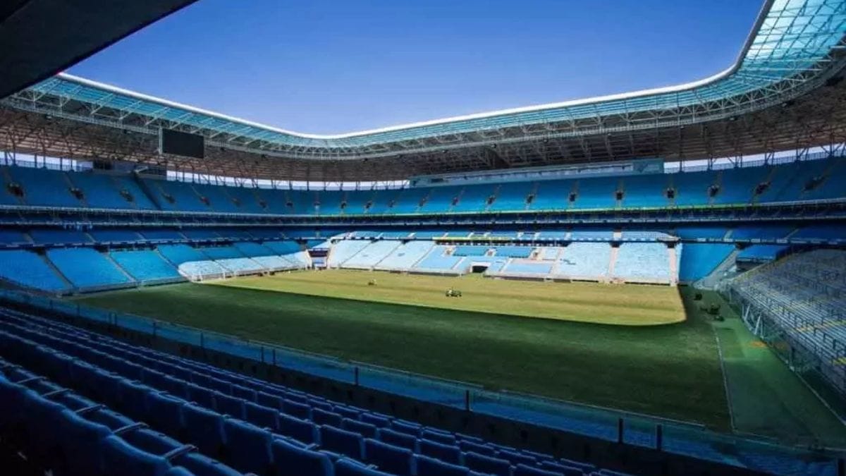 Arena do Grêmio fica em Porto Alegre (Foto: Lucas Uebel, Grêmio)
