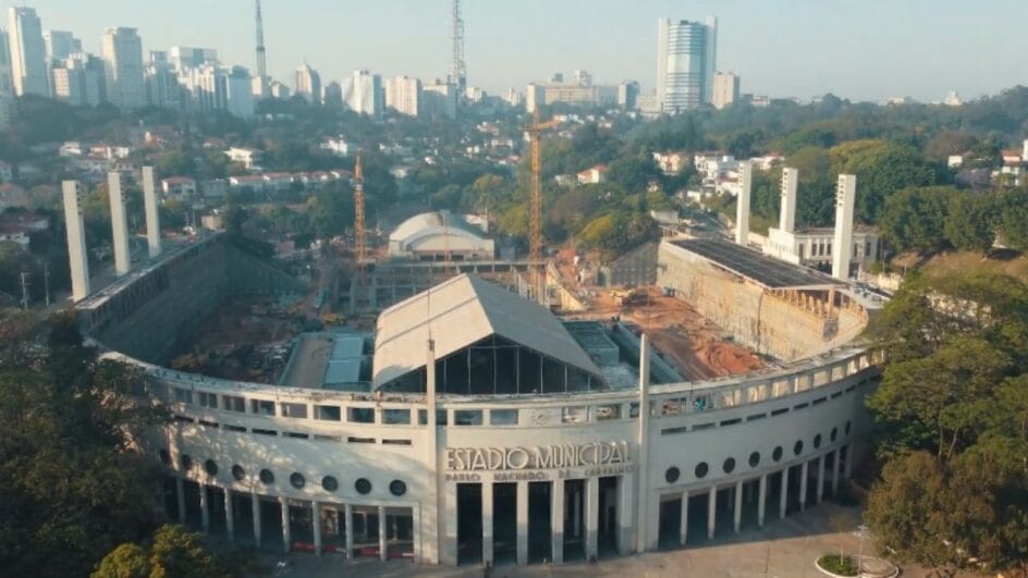Nova Mercado Livre Arena vai receber a final da Copinha 2026 (Foto: Cassol, Youtube, Reprodução)