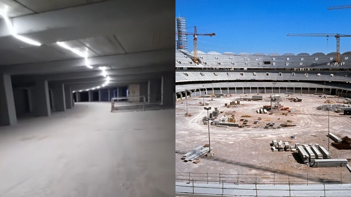 Imagens internas do Estádio Fantasma