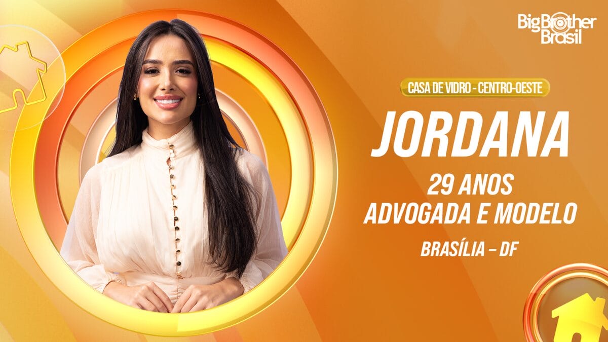 Jordana Casa de Vidro Centro-Oeste do BBB 26