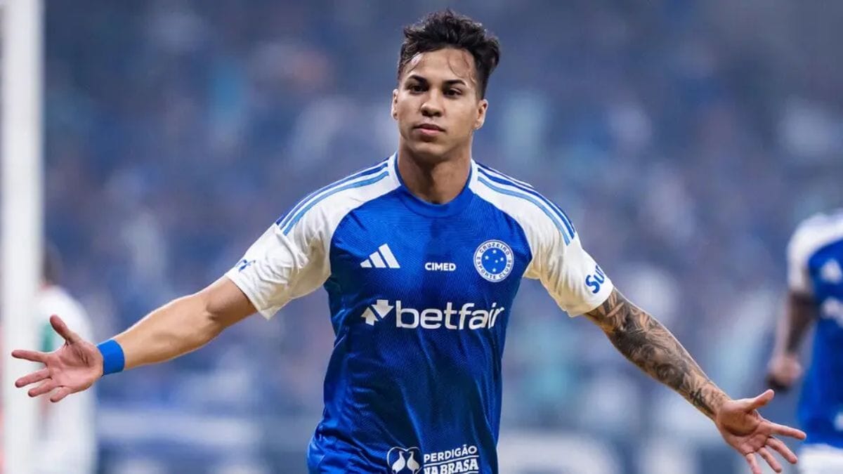 Kaio Jorge em ação pelo Cruzeiro
