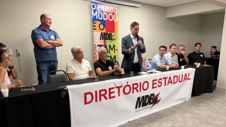 Reunião do MDB, em Florianópolis