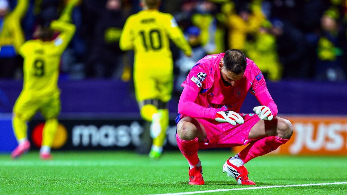 Donnaruma após gol do Bodö/Glimt pela Champions League