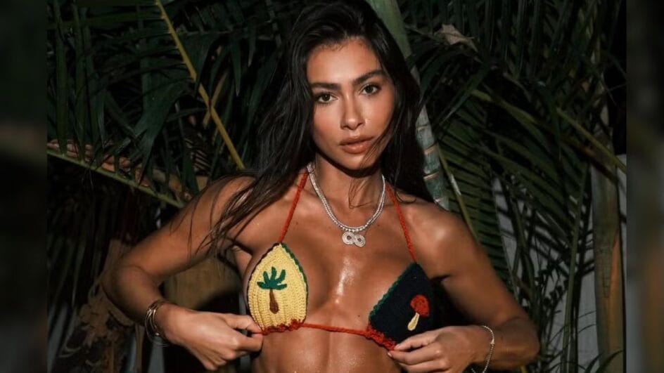 Gabriella Lenzi, affair de Rodrygo, da Seleção Brasileira e Real Madrid (Foto: Redes sociais, Reprodução)