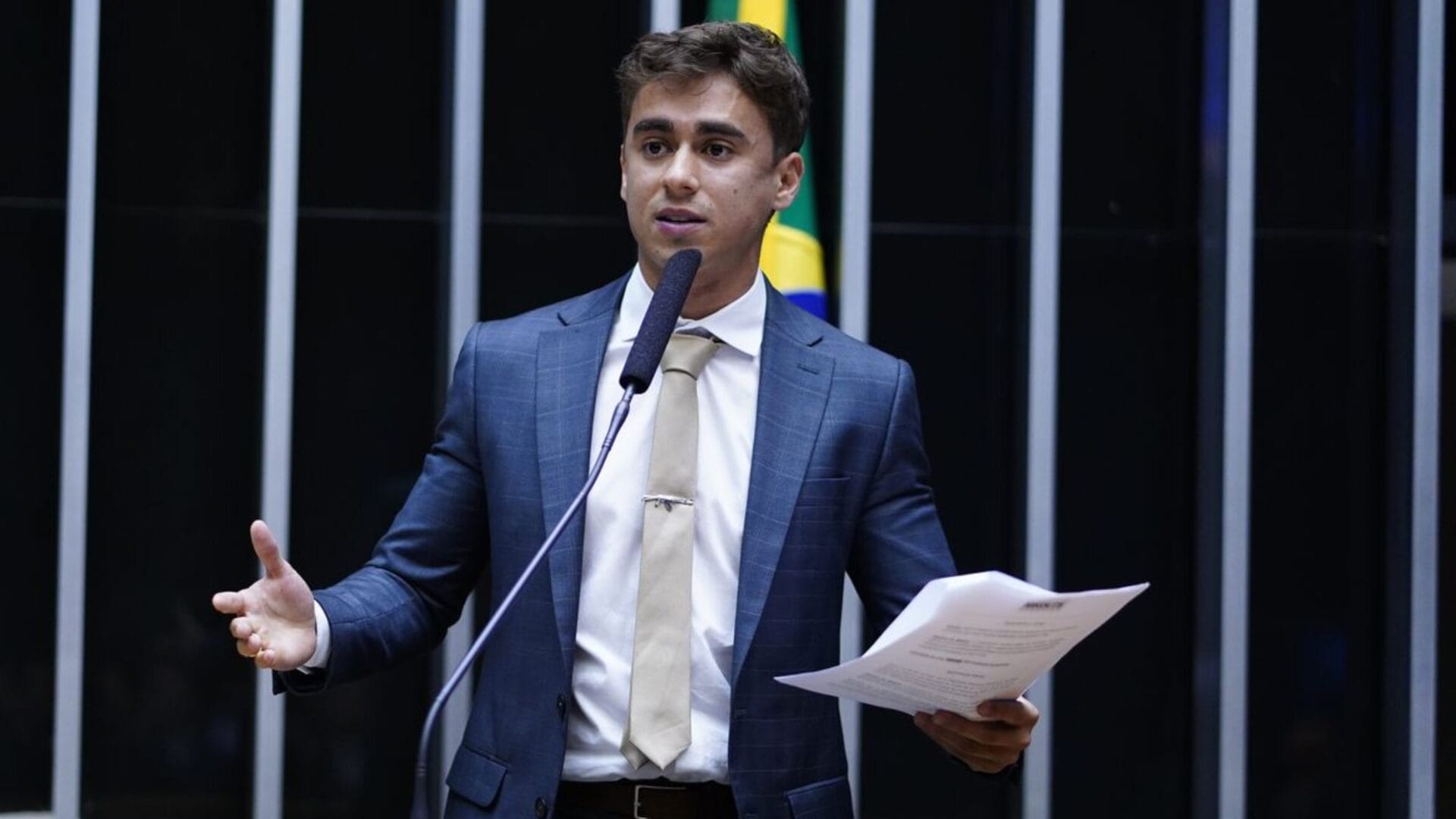Nikolas Ferreira (Foto Pablo Valadares, Câmara dos Deputados)