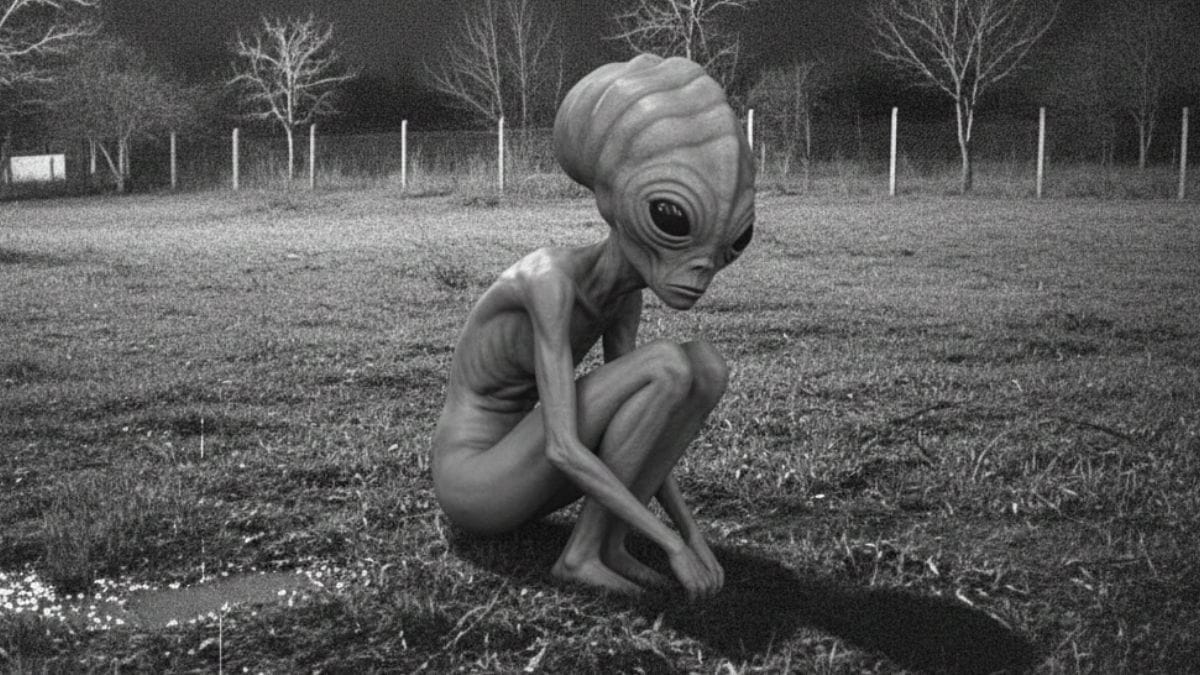 Suposta criatura alienígena teria sido avistada em Varginha no início de 1996 (Foto: imagem gerada por IA)