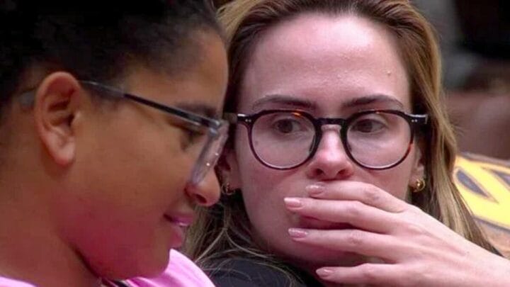 Milena em conversa com Ana Paula dentro da casa do BBB 26