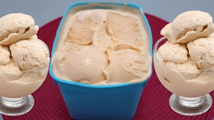 Esse sorvete de 2 ingredientes é perfeito para surpreender sua família. (Foto: Reprodução, Sobremesa Descomplicada)