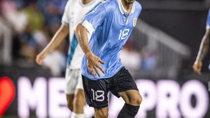 Franco Catarozzi, volante do Uruguai (Foto: Uruguai, AUF)