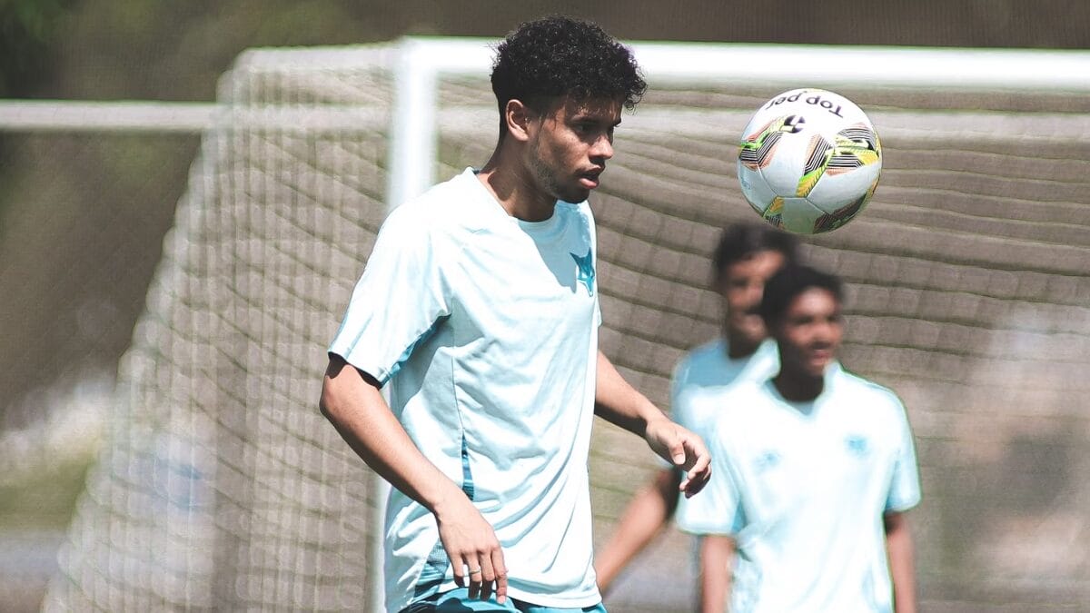 Rhuan Gabriel, da base do Cruzeiro (Foto: Gustavo Martins, Cruzeiro)