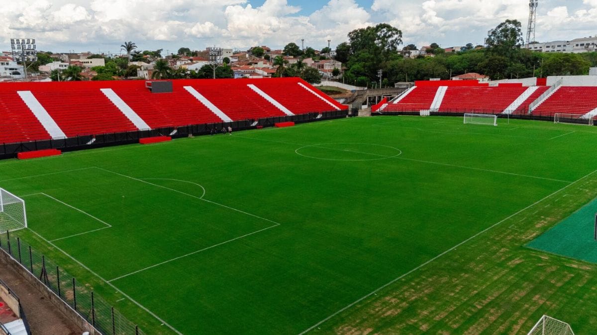 Estádio Carlos Colnaghi passou por reformas para o Paulistão 2026 (Foto: Capivariano, Divulgação)