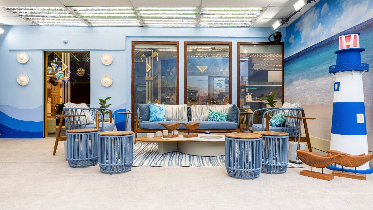 &Aacute;rea externa da casa do BBB 26