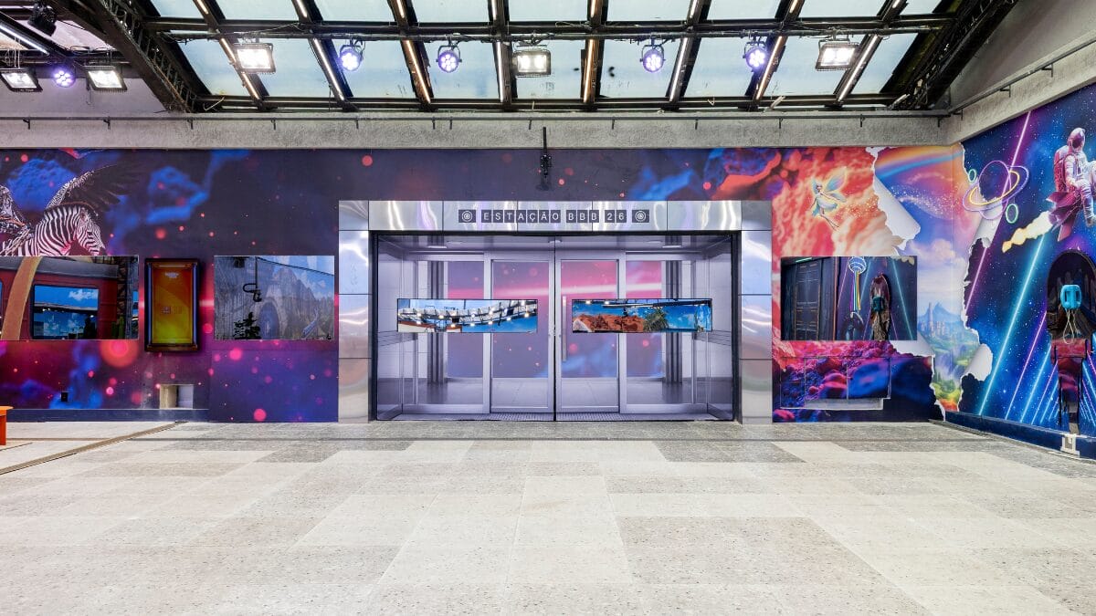 &Aacute;rea externa da casa do BBB 26