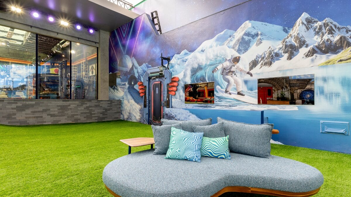 &Aacute;rea externa da casa do BBB 26