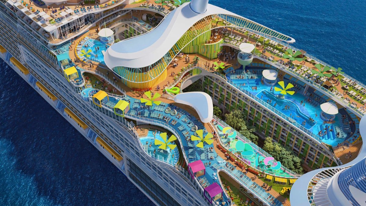 Icon of the Seas reúne lazer, hospedagem e serviços em escala inédita (Foto: Divulgação/Royal Caribbean)