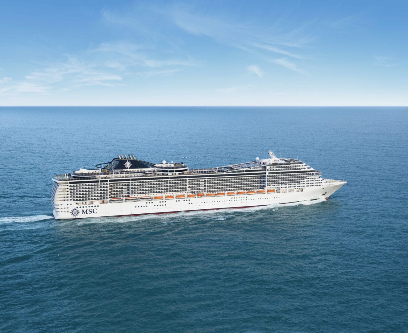 Navio MSC Preziosa será o primeiro a receber passageiros em Balneário Camboriú