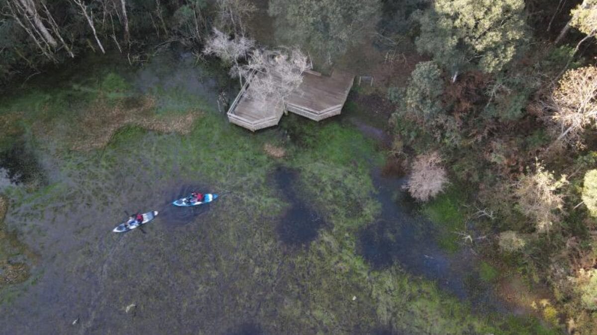 Lagoa Grande, no  Parque Estadual Rio Canoas 