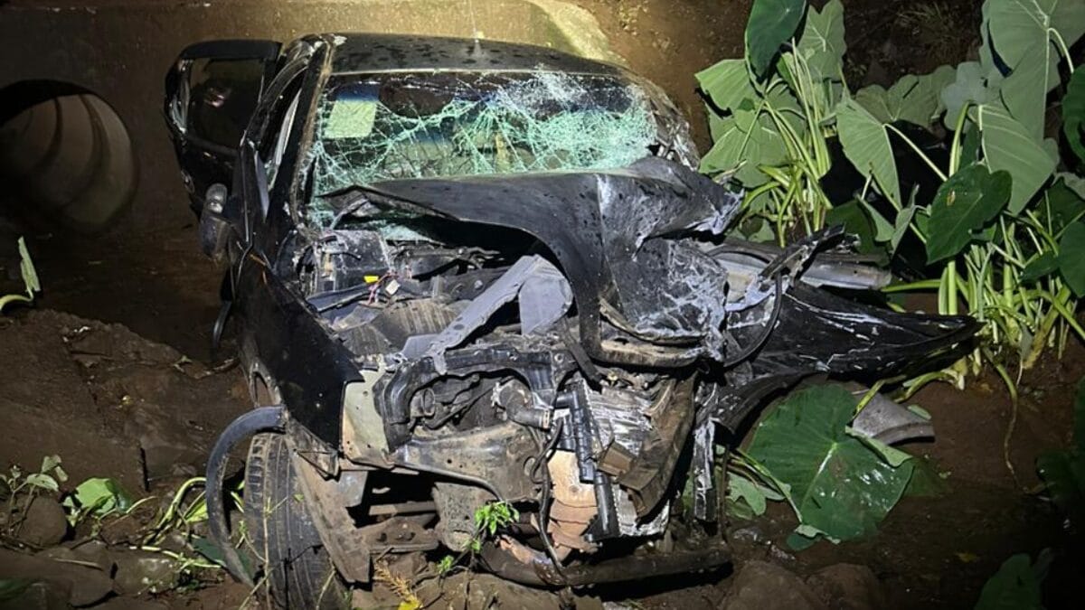 colis&atilde;o frontal na BR-158