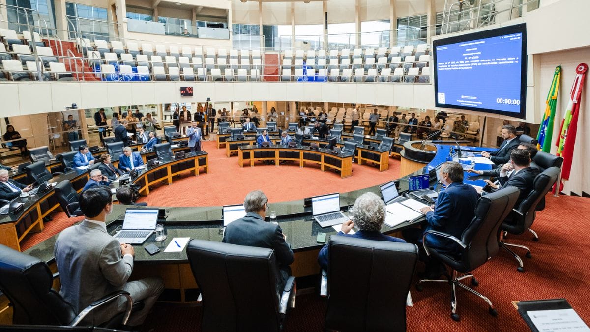 Sessão da Alesc em 4 de janeiro de 2026