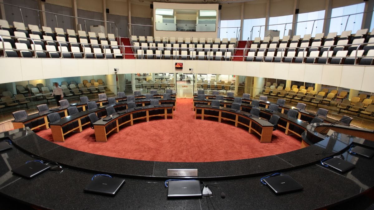 Plenário da Alesc vazio